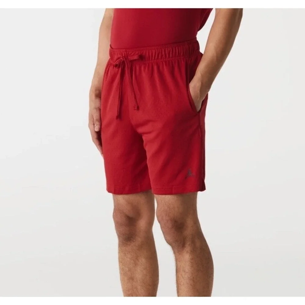 NIKE Air Jordan Dri-FIT Sport Mesh‎ Shorts Red Men's Size L *NEW* FN5816-687